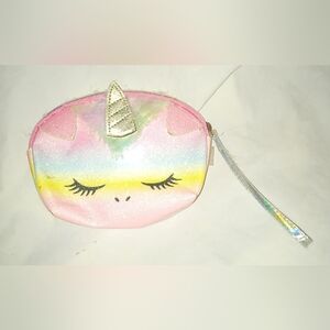 Shy Unicorn Wristlet